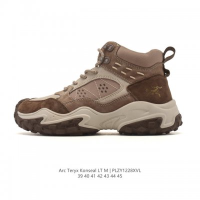公司级 始祖鸟男款高帮板鞋Arcteryxkonseallt 户外高性能超轻舒适透气 休闲运动徒步登山鞋 始祖鸟 这款Konseal 户外鞋的设计可应对多数技术