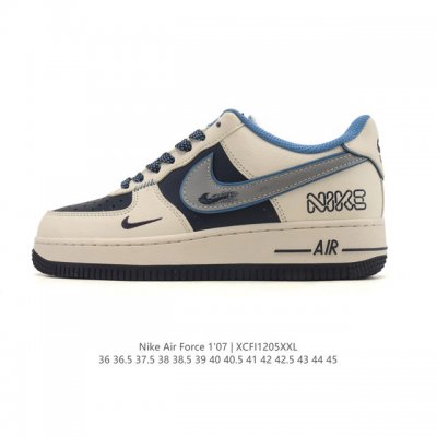 公司级 Af1耐克 Nike Air Force 1 ‘07 Low 空军一号 厚底增高百搭运动板鞋 原楦头原纸板 打造纯正空军版型，专注外贸渠道 全掌内置蜂窝