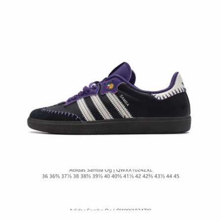 阿迪达斯 德训鞋 ADIDAS ORIGINALS SAMBA OG SHOES 经典运动鞋小白鞋 T头鞋 男女板鞋 彰显休闲摩登风情的时尚经典鞋。它诞生于50 - 点击图像关闭