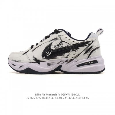 公司级 耐克 Nike Air Monarch Iv男女子训练鞋厚底老爹鞋休闲复古运动鞋。Nike Air Monarch Iv 运动鞋为你打造出众的训练装备，