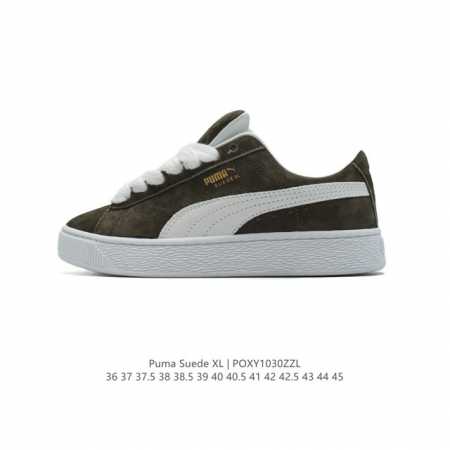 彪马PUMA SUEDE XL 低帮复古轻便透气防滑减震休闲鞋 小白鞋 厚底增高运动板鞋 类型：男女鞋 尺码: 36-45含半码 货号：395205-13 编码 - 点击图像关闭