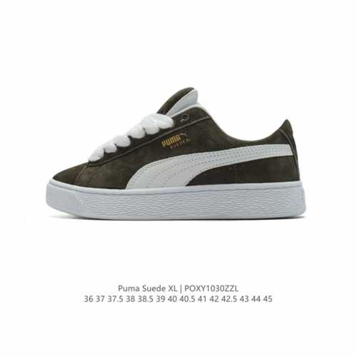 彪马PUMA SUEDE XL 低帮复古轻便透气防滑减震休闲鞋 小白鞋 厚底增高运动板鞋 类型：男女鞋 尺码: 36-45含半码 货号：395205-13 编码