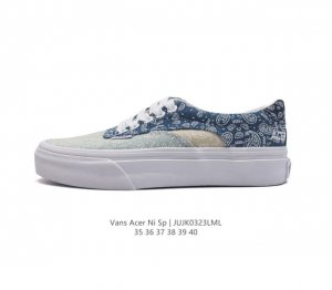 Vans Acer Ni Sp潮流休闲 防滑耐磨 低帮 板鞋 男女同款 工艺 广东原厂硫化1:1 重量1:1 真标 原钢印 材质标 鞋型标 尺码 35-40 编