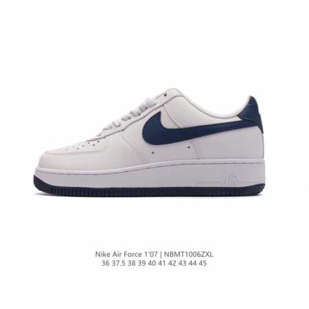 耐克 Nike Air Force 1 '07 Low 空军一号含气垫 小白鞋 低帮百搭厚底增高休闲运动板鞋。柔软、弹性十足的缓震性能和出色的中底设计，横跨复古 - 点击图像关闭