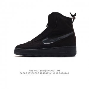 公司级 Nike Af1 Shell Nike 耐克正品af1 Shell 男女子高帮绑带尼龙机能板鞋。Nike Af1 Shell 运动鞋设计灵感源于当季的外