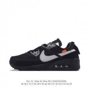 Off-White X Nike Air Max90 重磅联名 气垫运动板鞋 厚底增高男女鞋。Off-White X Nike Air Max90 2.0 Ow