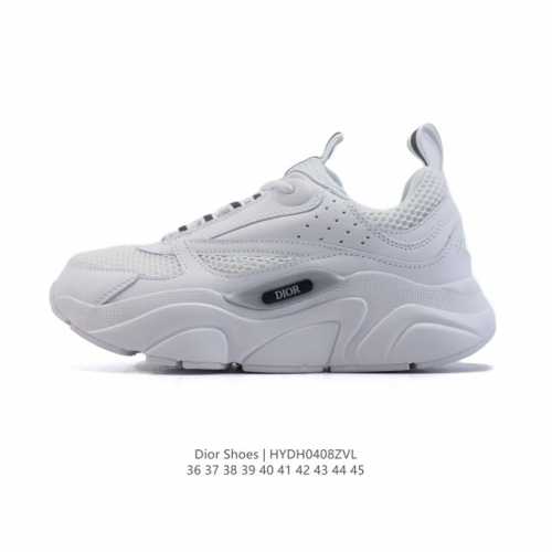 Dior 迪奥 高奢品牌 彰显高级气质 Dior 运动鞋低帮系列复古休闲鞋时尚慢跑鞋厚底老爹鞋圆头系带 运动跑鞋 生活休闲鞋 男女同款 时髦单品 时尚百搭 复古
