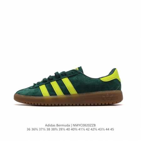 阿迪达斯 Adidas 德训鞋系列 清新 马卡龙 造型！阿迪达斯全新三叶草 Bermuda 运动板鞋悄悄上架！近期，Adidas Originals Bermu - 点击图像关闭