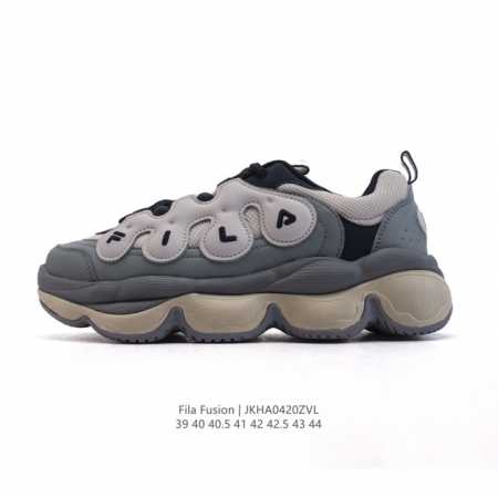 斐乐 男款老爹鞋 Fila Fusion 厚底增高百搭运动鞋 意大利百年经典运动品牌，网红单品 小红书推荐爆款 Fila斐乐新款小白鞋斐乐潮牌文化街头风运动鞋， - 点击图像关闭