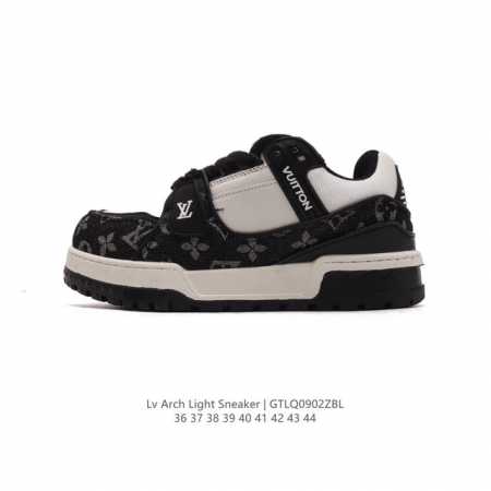 路易威登louis Vuitton Lv路易威登板鞋 时尚厚底增高运动鞋 潮男女鞋 舒适防滑底和百搭性霸屏整个时尚娱乐圈，细节调整完美主义！鞋面采用专柜zp一致 - 点击图像关闭