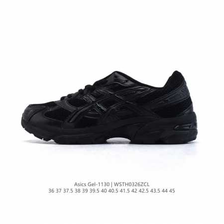 170 asics 亚瑟士 新款情侣健步减震复古老爹鞋Gel-1130 男女同款运动鞋 时尚透气运动潮流耐磨休闲鞋 。选用网眼与皮革相接，复古而富有层次感。网布 - 点击图像关闭