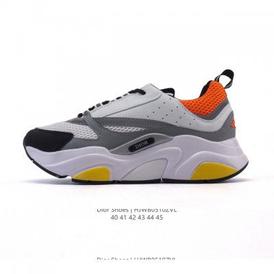 公司级 Dior 迪奥 高奢品牌 彰显高级气质 Dior 运动鞋低帮系列复古休闲鞋时尚慢跑鞋厚底老爹鞋圆头系带 运动跑鞋 生活休闲鞋 男款 时髦单品 时尚百搭