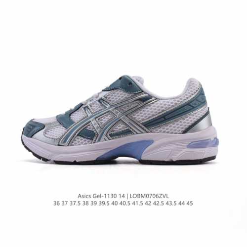 Asics 亚瑟士 新款情侣健步减震复古鞋Gel-1 男女时尚透气运动潮流耐磨休闲鞋 。选用网眼与皮革相接，复古而富有层次感。网布搭配银色金属感线条，虎爪 Lo