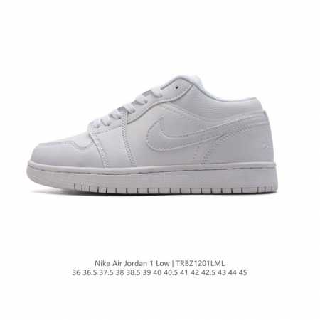 耐克 乔丹air Jordan 1 Low Aj1 乔1 乔丹1代aj1 低帮复古文化休闲运动篮球鞋。该鞋款从 1985 年元年款汲取设计灵感，焕新演绎简约经典 - 点击图像关闭