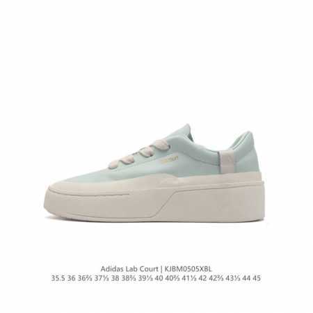 公司级 Adidas Labcourt 百搭休轻闲松适舒 耐磨透气低帮 鞋板 男女款同 色黑 鞋面使了用绒毛麂皮 ，鞋鞋和面连底接处用使了边包处理，起看来更精加 - 点击图像关闭