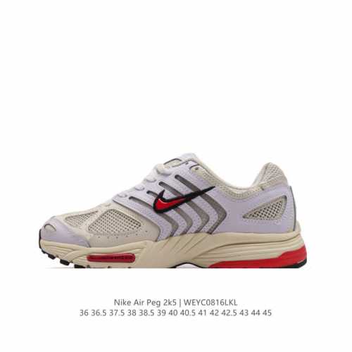 耐克 Nikeairpegasus2K5复古通勤防滑耐磨 低帮 跑步鞋时尚厚底老爹鞋。Peg 专为跑者打造的熟悉弹力脚感再度回归，助你攻克各种目标; 再不然，也