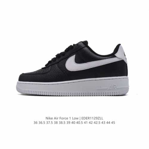 耐克 Nike Air Force 1 '07 Low 空军一号含气垫 小白鞋 低帮百搭厚底增高休闲运动板鞋。柔软、弹性十足的缓震性能和出色的中底设计，横跨复古