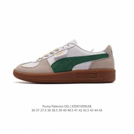 彪马puma Palermo Og 防滑耐磨低帮德训板鞋 男女运动鞋，Army Trainer Og休闲鞋沿用德训鞋经典外观 鞋身和鞋舌分别添加了品牌标志性 L - 点击图像关闭