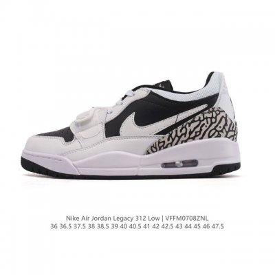 公司级 耐克 Aj 乔丹 Air Jordan Legacy 312 低帮运动鞋 Aj312 乔312百搭篮球鞋 酷炫混搭，谁人不爱？Air Jordan Le
