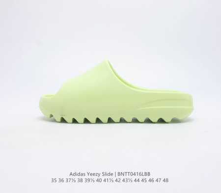 公司级 阿迪达斯 Adidas Yeezy Slide 经典运动拖鞋时尚厚底增高男女一字拖鞋 Yeezy Slide椰子拖鞋的外观十分吸引人 融合了舒适与时尚的 - 点击图像关闭
