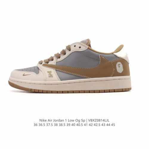 特价 真标 耐克 Nike Air Jordan 1 Low Og Sp Military Blue Aj1乔1倒勾 2025年新款 蛇年新款 低帮篮球鞋 Aj