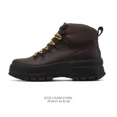 公司级 Ecco爱步 新款户外徒步运动靴子 小红书爆款 百搭休闲款板鞋 精选鞋面走线工整 清晰质感 原单品质 采用Ecco家族工艺 高端时尚 简约大气 防滑舒适