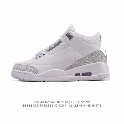 公司级 耐克 乔丹 Aj3 耐克 Nike Air Jordan 3 Retro Se 乔3 复刻篮球鞋 乔丹3代 三代 男女子运动鞋，作为 Aj 系列中广受认