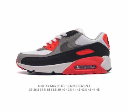 耐克 男女鞋 Nike Air Max 90 Nrg 运动小气垫日常运动鞋融合经典设计线条和丰富材质 沿袭元年款经典元素 焕新演绎出众外观 整体视觉表现活力满载 - 点击图像关闭