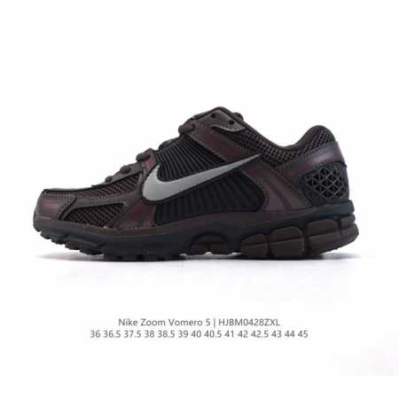 nike 耐克夏季 Zoom Vomero 5 运动鞋休闲训练跑步鞋。Nike Zoom Vomero 5 男女子运动鞋妥帖包覆足部，提供透气支撑效果。耐穿材料 - 点击图像关闭