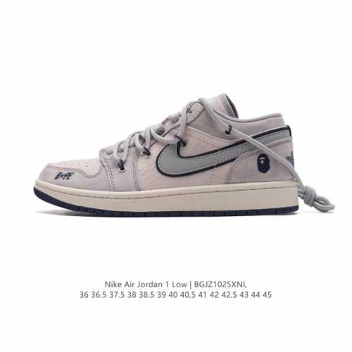 公司级Nike Air Jordan 1 Low AJ1乔1低帮休闲板鞋 同步官方配色 市场唯一独家头层皮打造 原鞋原档案开发 原厂皮料 原档冲孔鞋头 正确满胶
