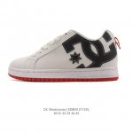 街头装品牌 Dcshoecousa时尚鞋子男鞋休闲板鞋低帮圆头百搭 琉凤大底耐磨滑板鞋皮质运动舒适Bmx板鞋Dc。鞋型经典百搭，低帮系带设计，皮革鞋面，装饰品牌