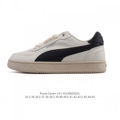 Puma 彪马 男女式 Caven 2.0 运动板鞋卡文 2.0 中性运动鞋。Caven 2.0 是对经典 1980 年代篮球轮廓的微妙旋转，外观是真正的经典。