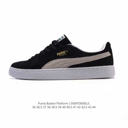 Puma 彪马 Basket Platform 蕾哈娜 平底厚底增高休闲鞋男女款运动板鞋。Basket防水台是新鲜的Puma风格，从1990年代的垃圾时尚中汲取