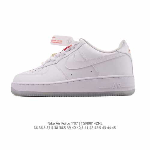 公司级 新款 Af1耐克 Nike Air Force 1 ‘07 Low 空军一号 气垫厚底增高百搭运动板鞋 原楦头原纸板 小白鞋 打造纯正空军版型，专注外贸