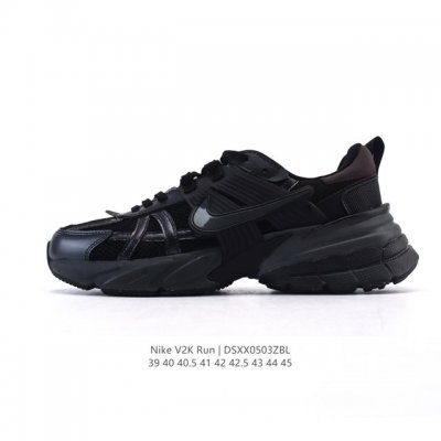 公司级 Nike 耐克 V2K Run 减震防滑 复古低帮运动跑步鞋 超火复古跑鞋，采用太空革组合呼吸网眼布鞋面材质，搭载正确4层组合底模，嵌入Tpu加固稳定模