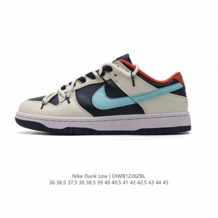 耐克 Nike Dunk Low 运动鞋复古解构绑带板鞋 双鞋带 作为 80 年代经典篮球鞋款，起初专为硬木球场打造，后来成为席卷街头的时尚标杆，现以经典细节和 - 点击图像关闭