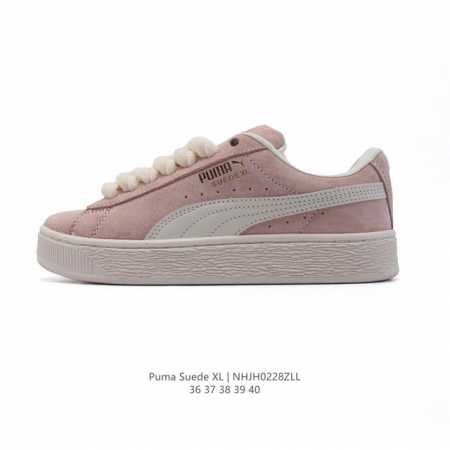高品质 彪马 Puma 休闲板鞋 Suede Xl系列经典翻毛皮厚底防滑耐磨舒适透气运动鞋 新年穿有型 时尚 穿搭 球鞋 穿搭 时尚 潮流 面包鞋 Puma - 点击图像关闭