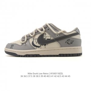 特价 耐克 Nike Dunk Low Retro 运动鞋复古板鞋 2026年新款 解构绑带 双鞋带，作为 80 年代经典篮球鞋款，起初专为硬木球场打造，后来成