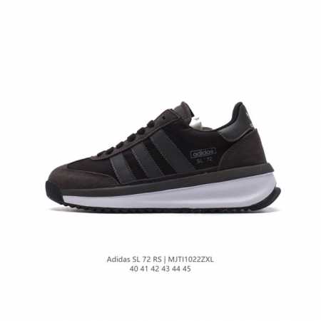 阿迪达斯Adidas SL 72 SHOES 经典复古薄底运动鞋 T头鞋 三叶草复古休闲跑步鞋休闲运动鞋 这款经典运动鞋携复古型格，来访你的活力日常 采用舒爽帆 - 点击图像关闭