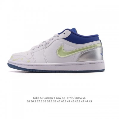耐克 乔丹Air Jordan 1 Low Aj1 乔1 乔丹1代Aj1 低帮复古文化休闲运动篮球鞋。从1985 年面世的元年款汲取设计灵感，采用简洁大方的经典
