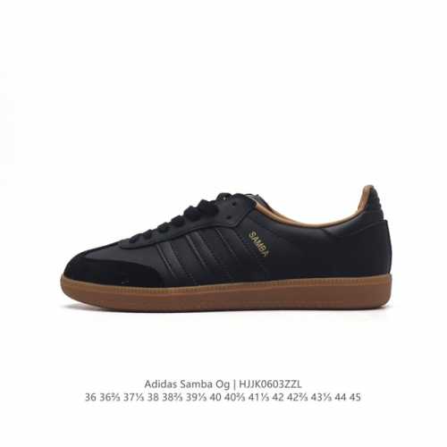 阿迪达斯 德训鞋 Adidas Originals Samba Og Shoes 经典运动鞋小白鞋 T头鞋 男女板鞋 彰显休闲摩登风情的时尚经典鞋。它诞生于50