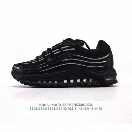 公司级 Nike耐克男女鞋 Cdg X Nike Air Max Tl 2.5 联名款复古风气垫跑鞋 缓震运动鞋 侃爷亲穿同款！鞋身自带大量 3M 反光细节，光 - 点击图像关闭