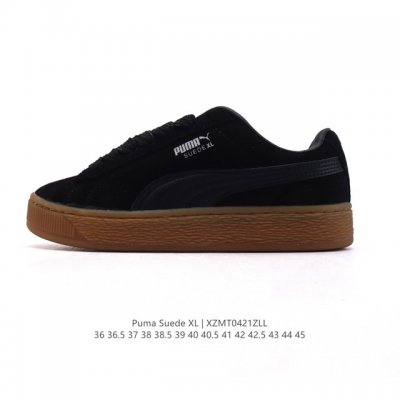 彪马 puma 休闲板鞋 Suede Xl系列经典翻毛皮厚底防滑耐磨舒适透气运动鞋 新年穿有型 时尚 穿搭 球鞋 穿搭 时尚 潮流 面包鞋 puma面包鞋，