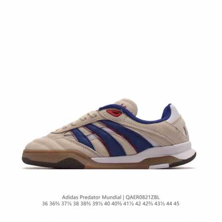 阿迪达斯 Adidas Predator Mundial Shoes 经典运动板鞋 从往昔汲取灵感的足球风经典运动鞋 这款adidas经典运动鞋，融合往日经典设 - 点击图像关闭
