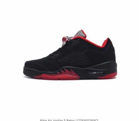 耐克 Nike Air Jordan 5 Retro 低帮 乔丹之子 Aj5 乔丹5代 Aj5 乔5 乔丹5 低邦 乔丹篮球运动鞋 低帮复古休闲文化篮球鞋 后跟 - 点击图像关闭