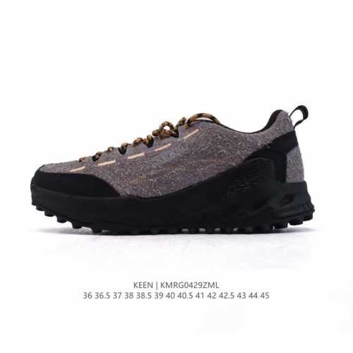 公司级 美国人气户外品牌-科恩Keen Jasper Rocks Sp贾斯珀都市系列复古低帮系带户外风露营徒步登山运动训练鞋 。原楦型开发纸版，采用固色翻毛皮鞋