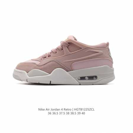 耐克 新款 Nike Air Jordan 4 Retro Og 低帮 迈克尔 乔丹aj4代乔4 复古休闲运动文化篮球鞋。秉承轻量化的速度型篮球鞋设计思想完成设 - 点击图像关闭