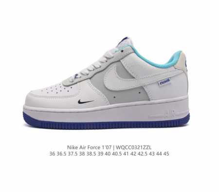 耐克 Nike Air Force 1 07 空军一号 Af 1 低帮 厚底增高百搭 休闲运动板鞋 柔软 弹性十足的缓震性能和出色的中底设计 横跨复古与现代的外 - 点击图像关闭