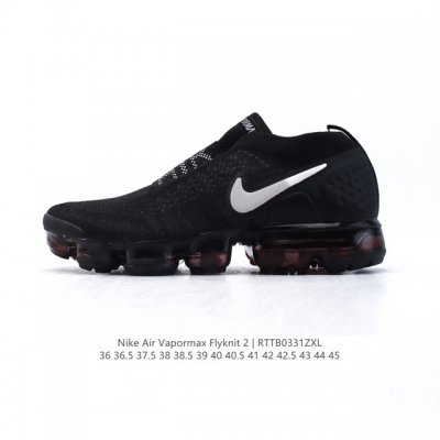 耐克 Nike Air Vapormax Flyknit 2二代全掌大气垫运动鞋蒸汽跑鞋网面透气新款潮流百搭缓震慢跑鞋，Nike Air Vapormax Fl
