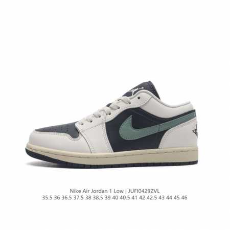 耐克 乔丹air Jordan 1 Low Aj1 乔1 乔丹1代aj1 低帮复古文化休闲运动篮球鞋。该鞋款从 1985 年元年款汲取设计灵感，焕新演绎简约经典 - 点击图像关闭